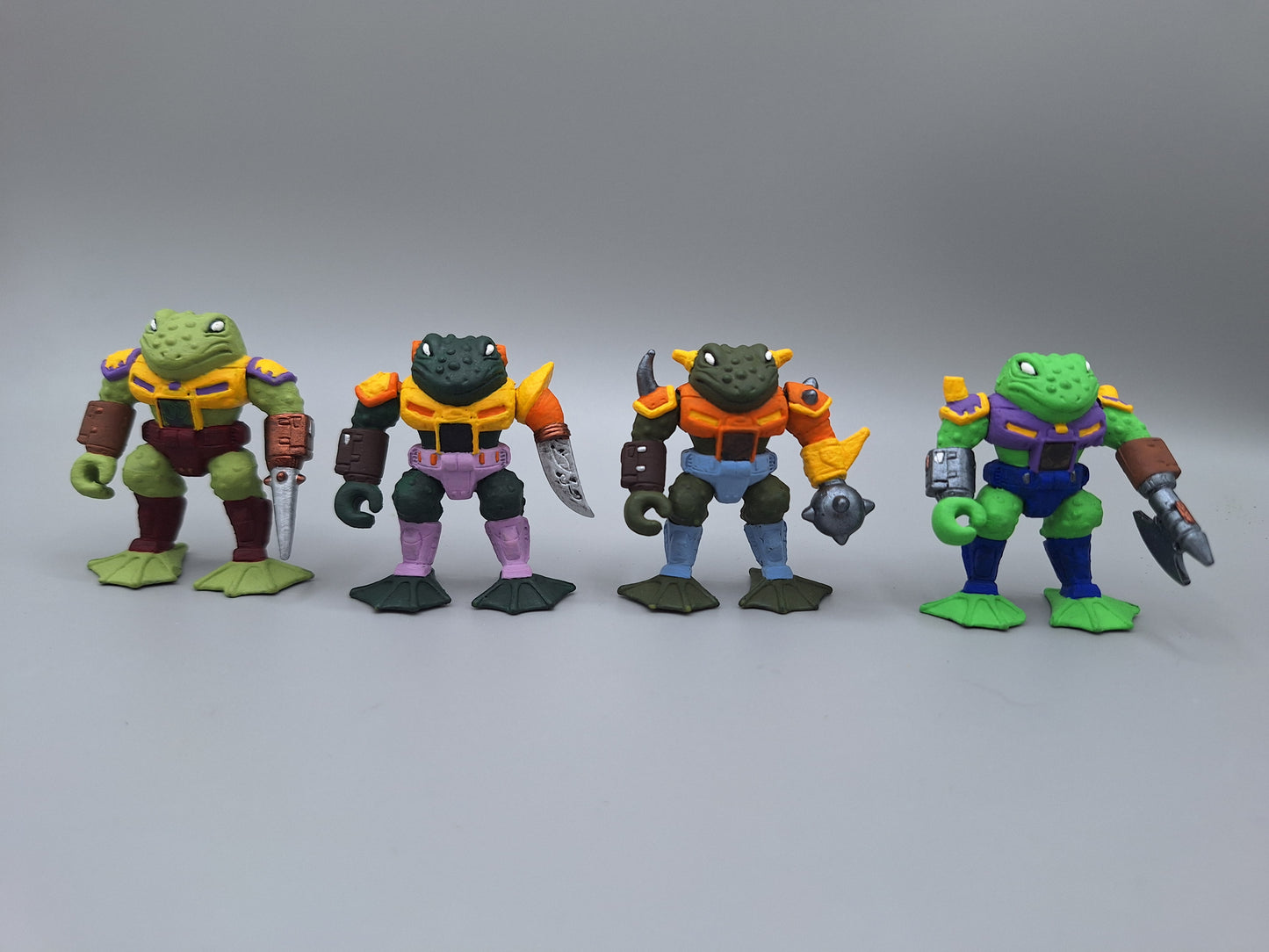 TNMT Punk Frogs Set